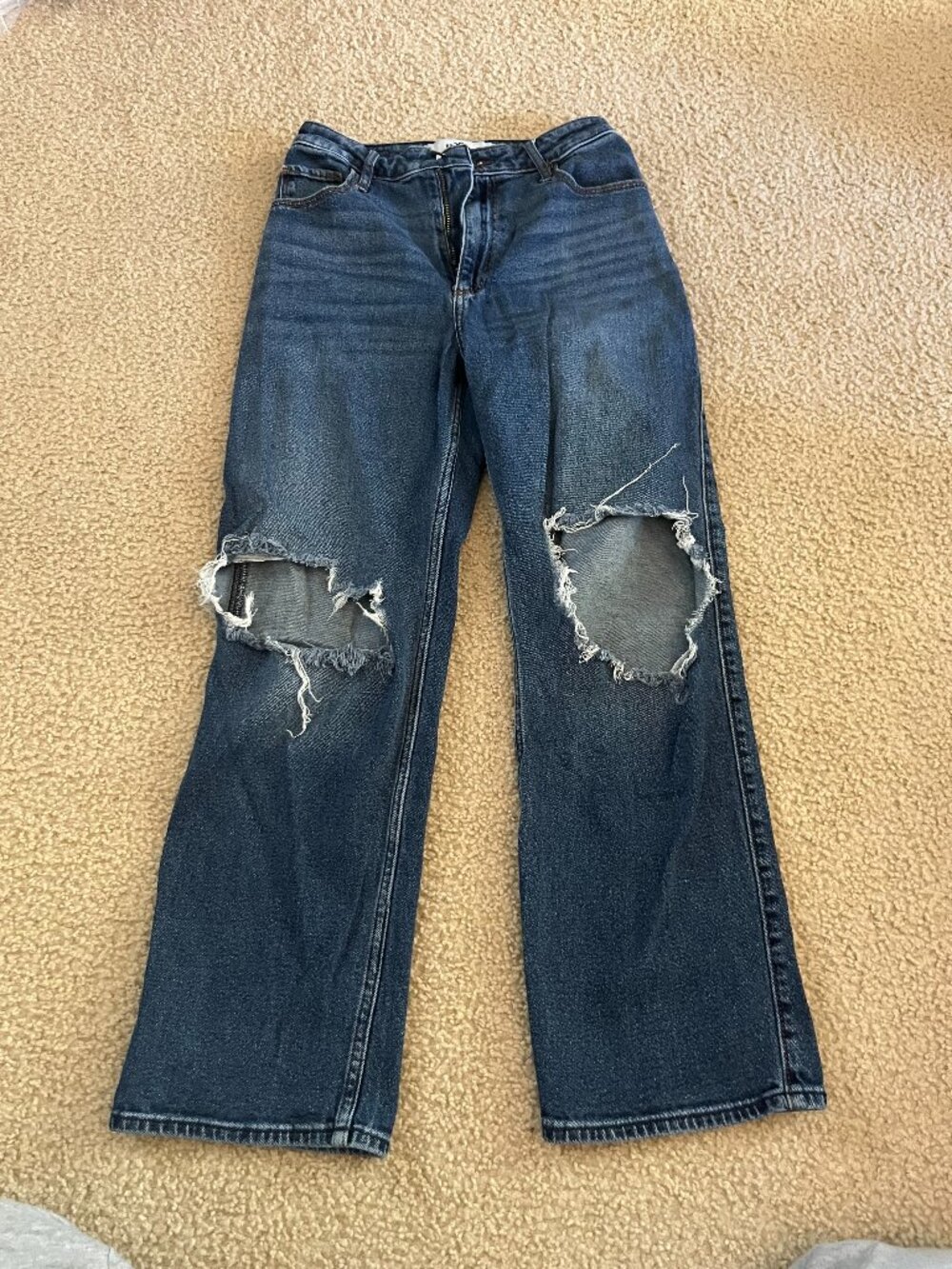 Hollister Curvy Ultra High-Rise Dad Jean Size 3s short/petite